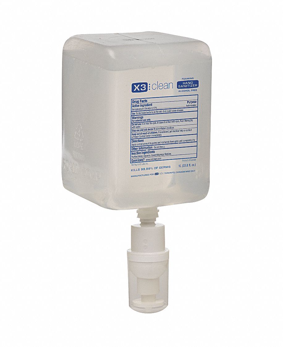 Hand Sanitizer Dispenser Cartridge, 1L