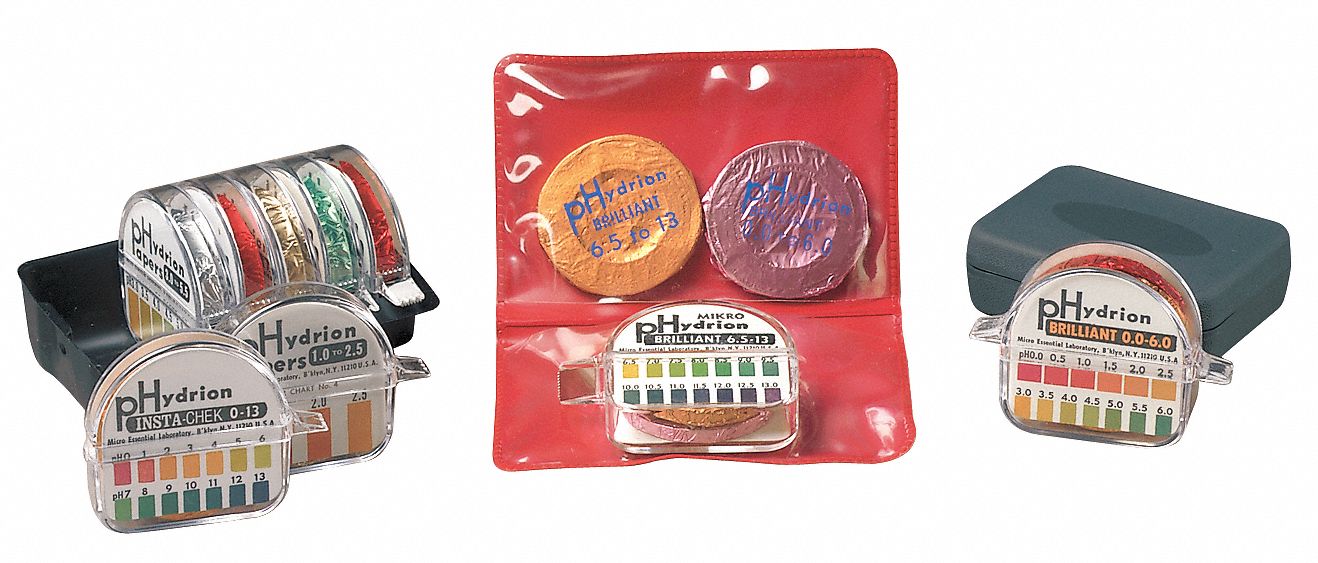 pH Paper Midget Dispenser Kit, pH 0-14