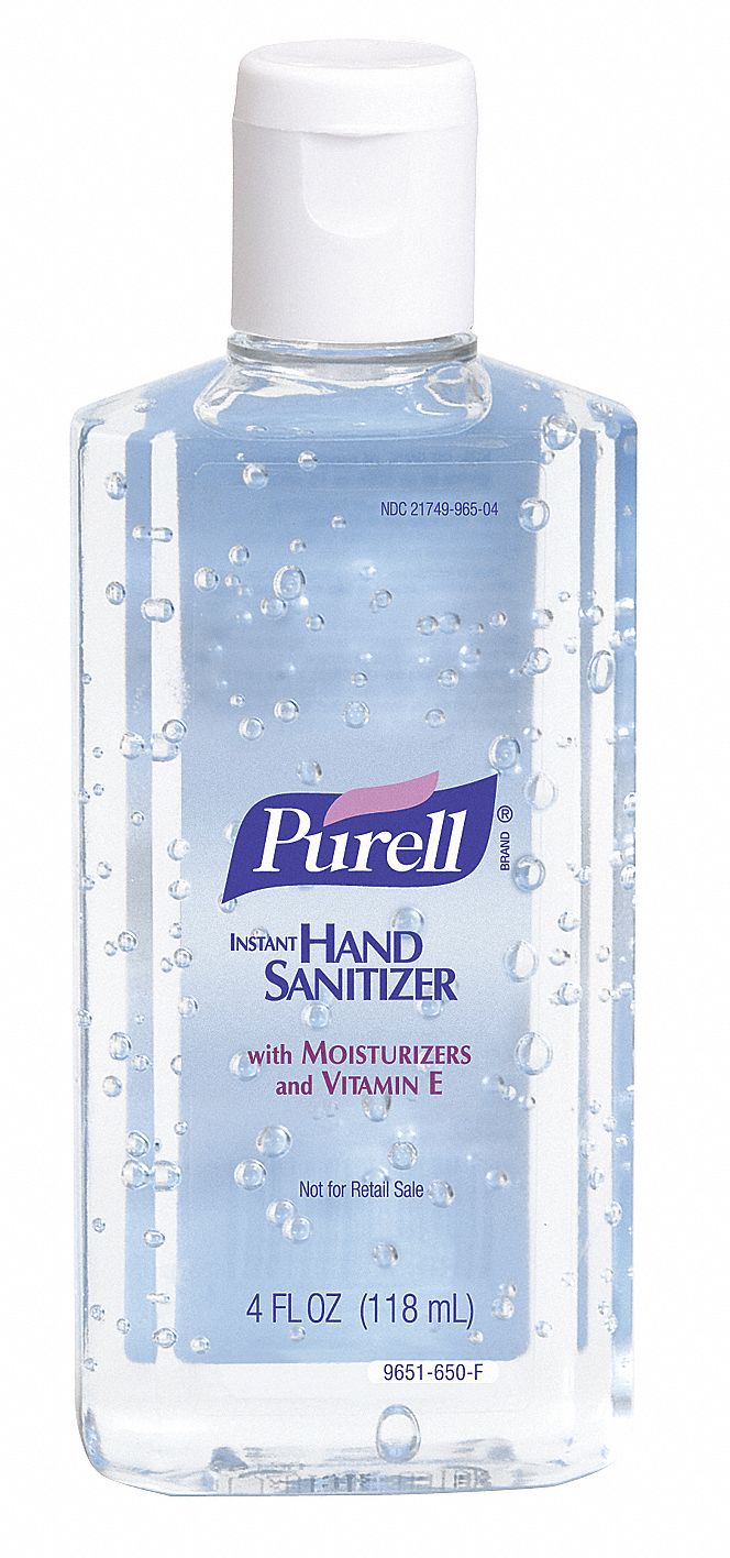 Hand Sanitizer, Size 4 oz., Gel, PK 24