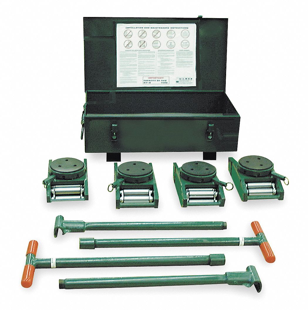Equipment Roller Kit, 120, 000 lb., Swivel