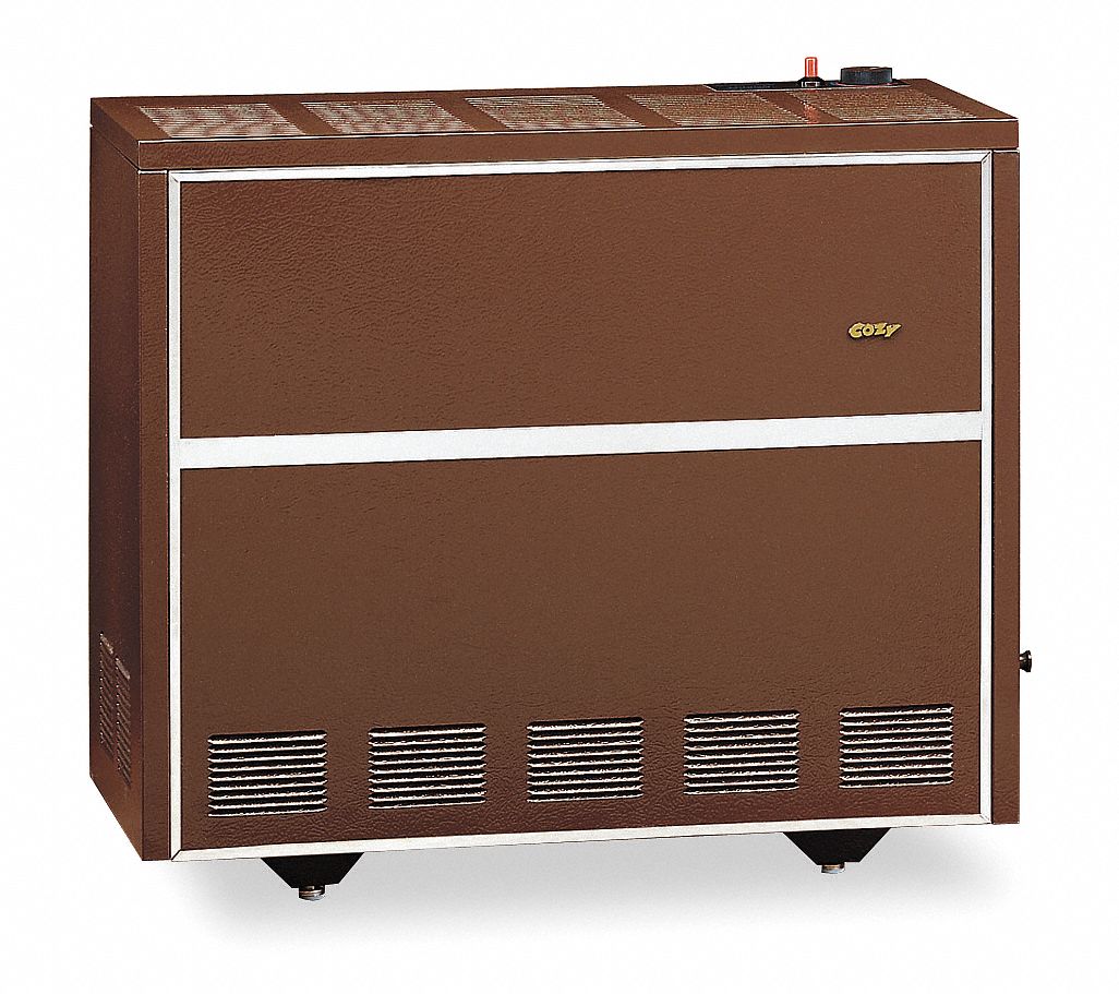 Convection Gas Heater, 19-1/4 In. D, LP
