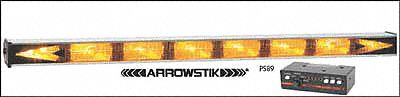 Directional Warning Light, Amber, 47 In L