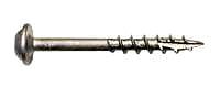 Wood Screw, #8, 2 1/2 In L, Coarse, Pk 50