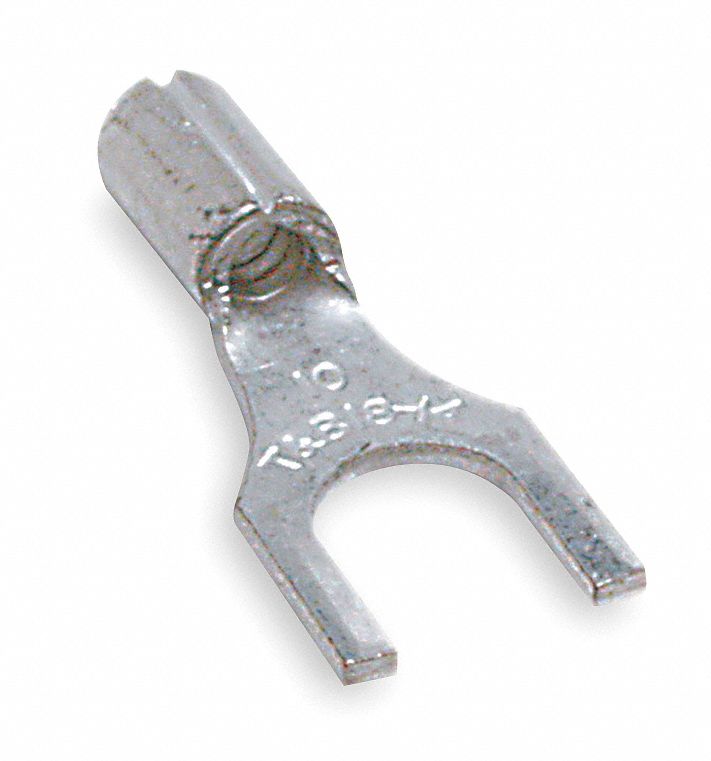 Fork Terminal, Bare, 18 to 14 AWG, PK100