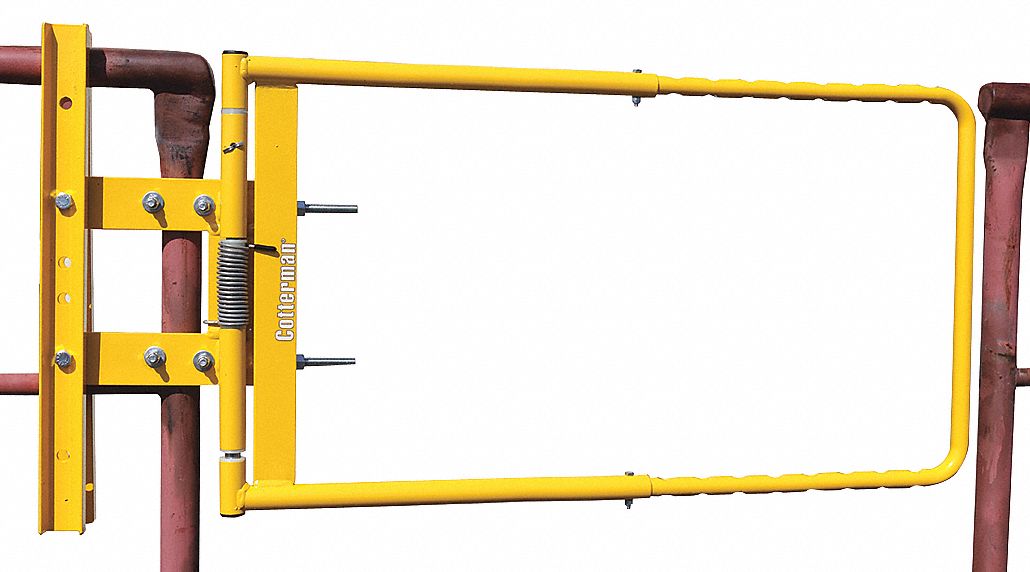 Adj Safety Gate, 24 to 40 In, Yellow