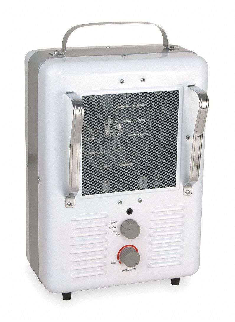 Electric Space Heater, Fan Forced, 120V, 