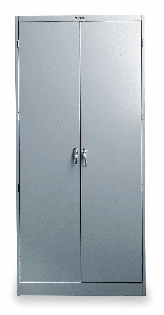 Storage Cabinet, Unassembled, Gray