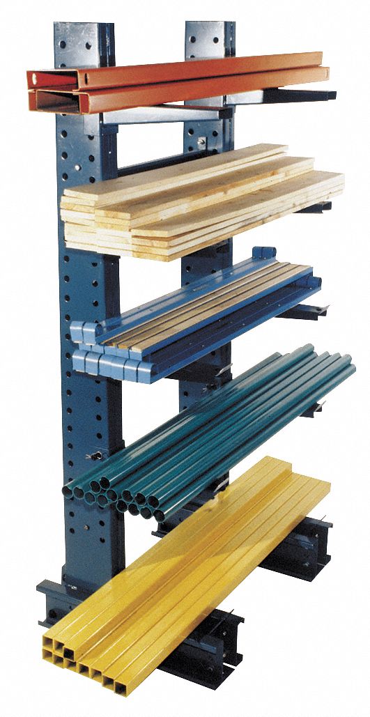 Starter Cantilever Rack, 1 Side, 8 ft. H