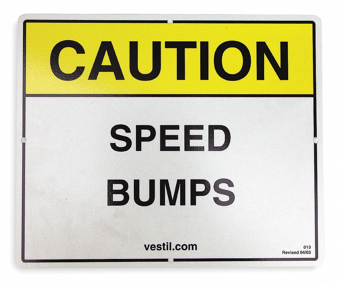 Speed Bump Sign