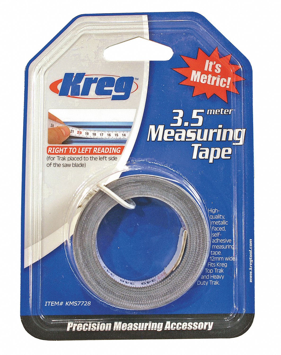 Measuring Tape, 3.5M, R to L, Adhesive