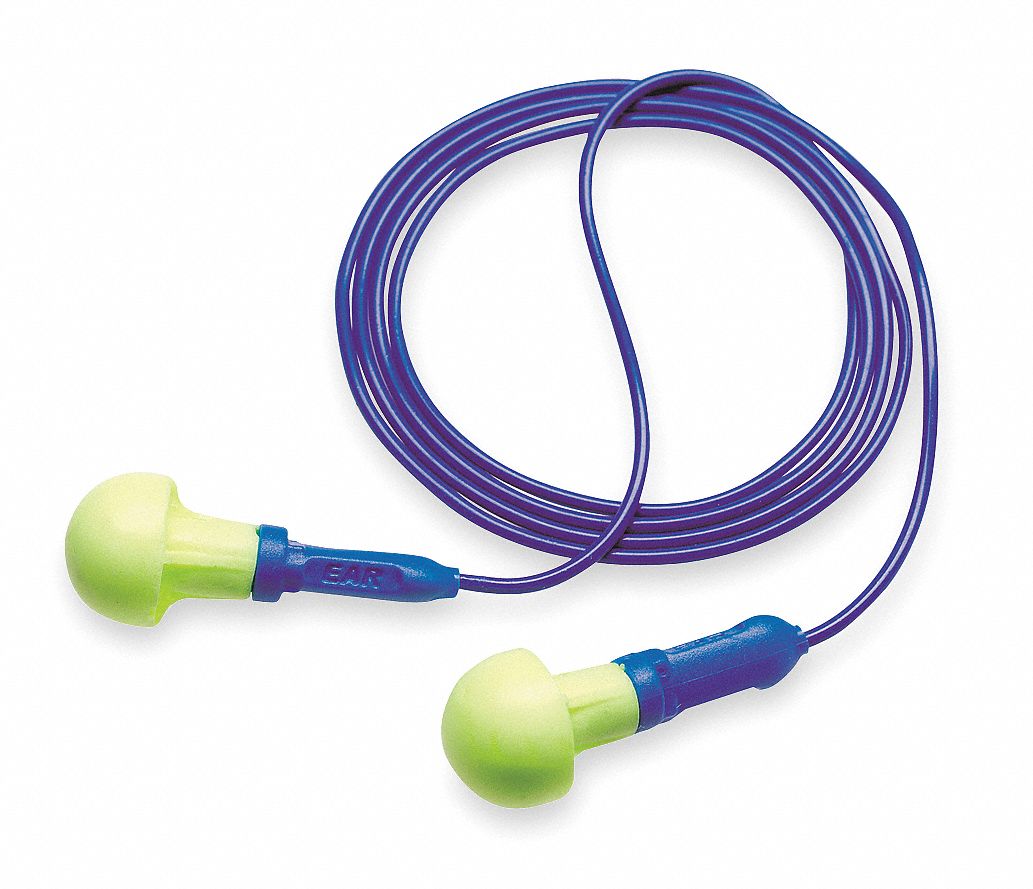 Ear Plugs, 28dB, Corded, Univ, PK100