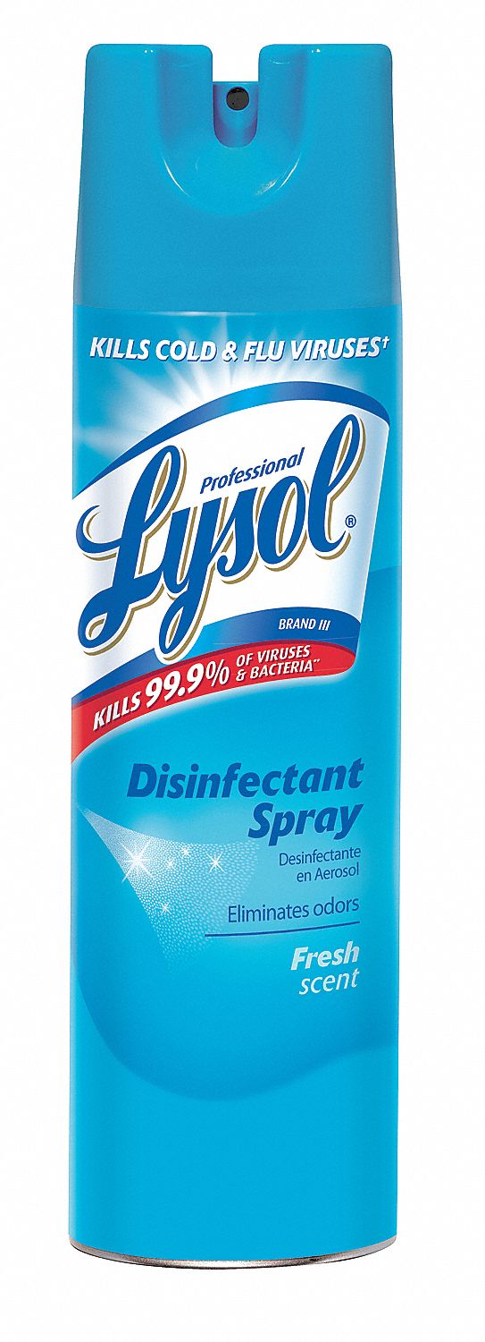 Disinfectant Spray, Size 19 oz., Fresh