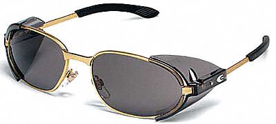 Safety Glasses, Gray, Scratch-Resistant