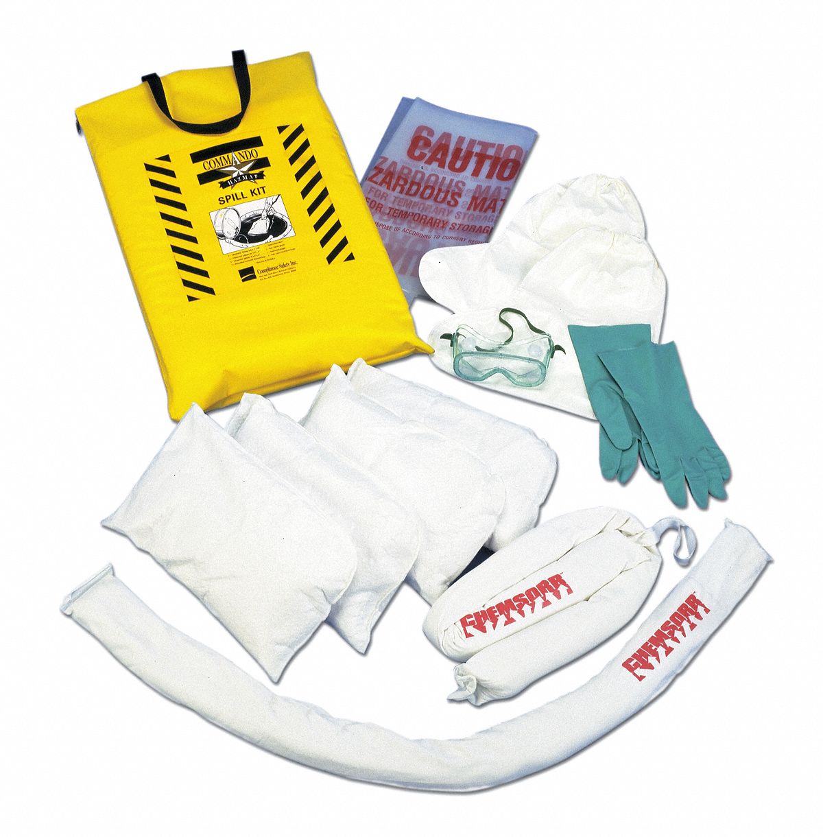 Spill Kit, Carrying Bag, 5 gal.