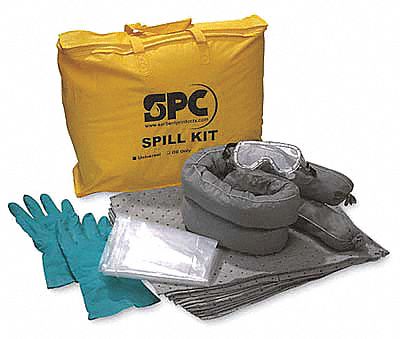 Spill Kit, 5 gal., Oil Only, Carrying Bag