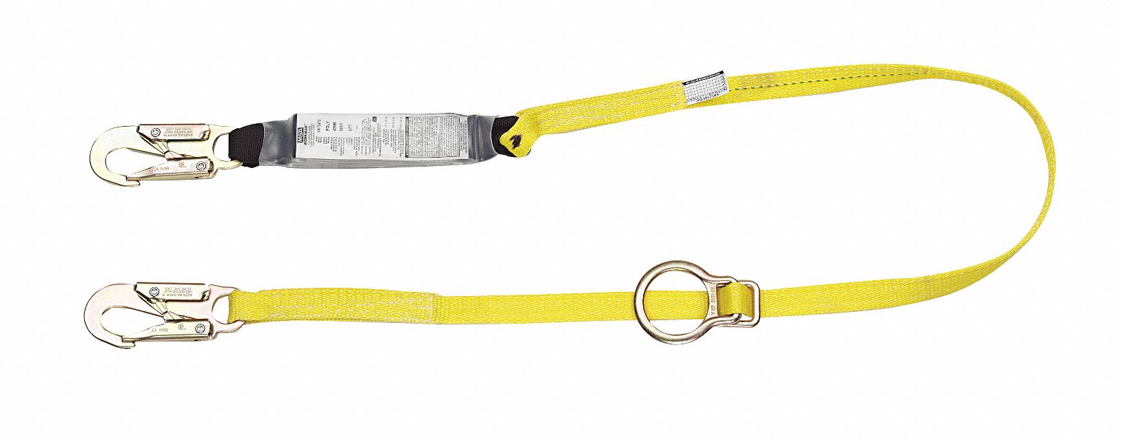 Lanyard, 1 Leg, Polyester, Yellow
