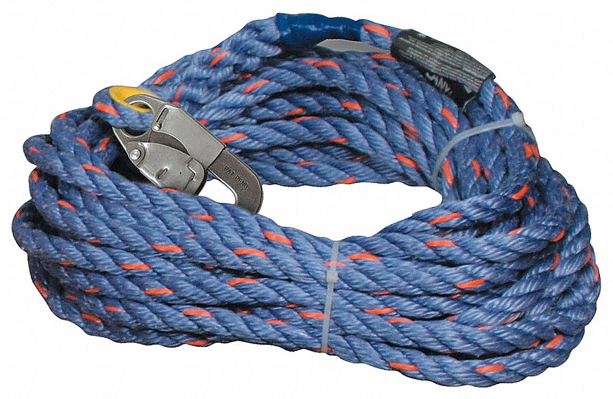 Vertical Lifeline, Temporary, 100 ft. L