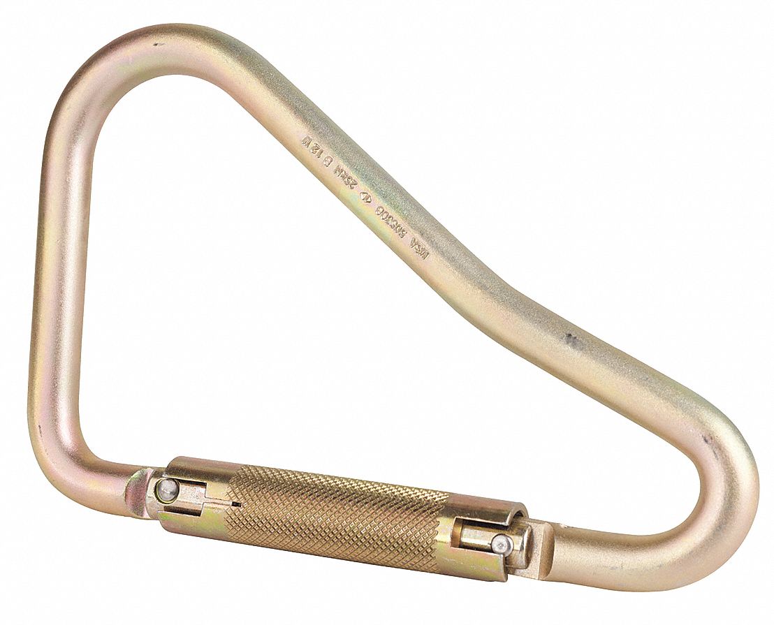 Carabiner, Steel, 8-3/4 In. L, Auto-Lock
