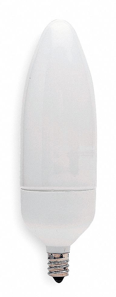 Screw-In CFL, 9W, B10, Candelabra