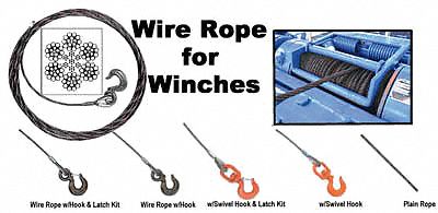 Winch Cable, GS, 3/8 In. x 35 ft.
