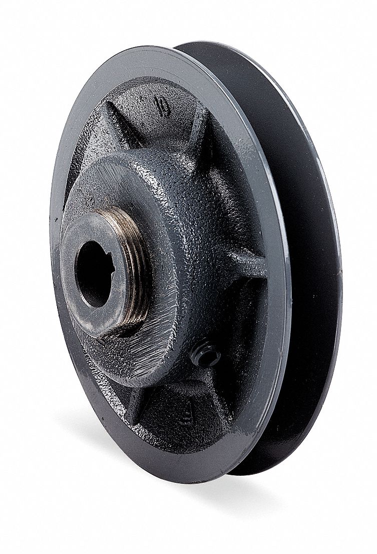 V-Belt Pulley, 4.15 OD, 5/8 Bore, Var Pitch
