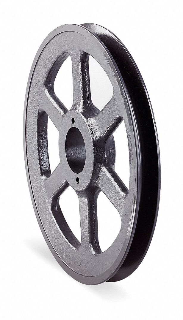 V-Belt Pulley, Spl Taper, 8.75 In OD, 1GRV