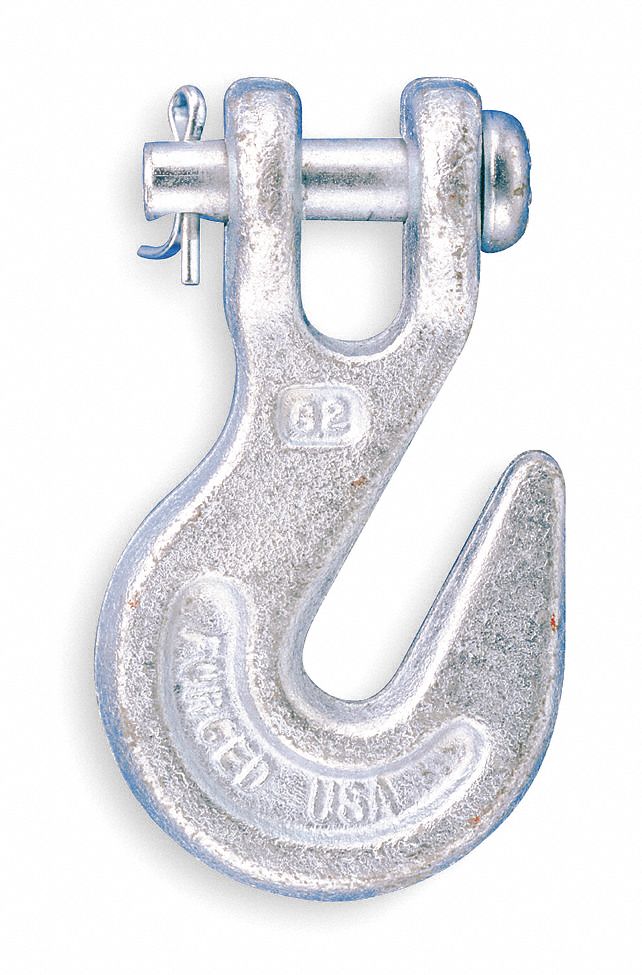 Clevis Hook, Grab, 5/16 In, 4700Lb, Grade 70