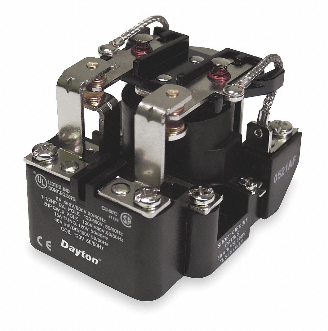 Relay, DPDT, 8 Pins, 240VAC