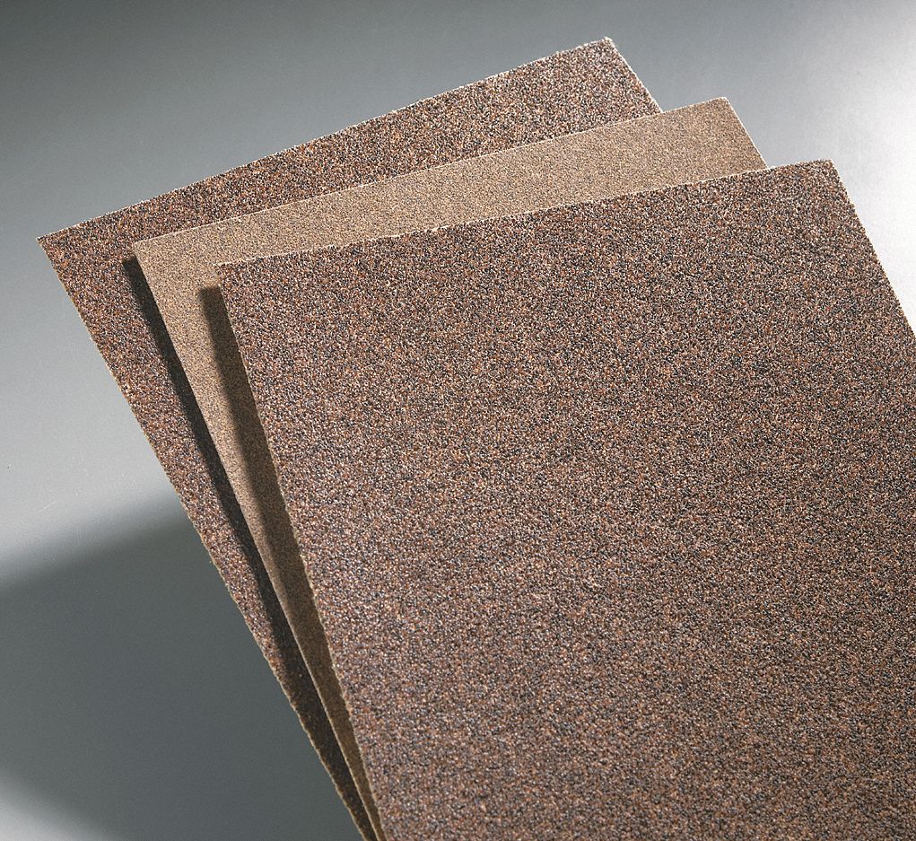 Sanding Sheet, 9x3-5/8 In, 120 G, AlO