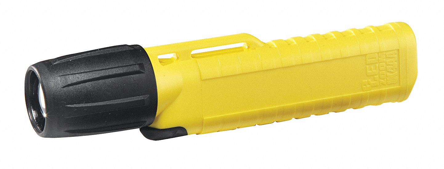 Flashlight, LED, 4AA, Yellow