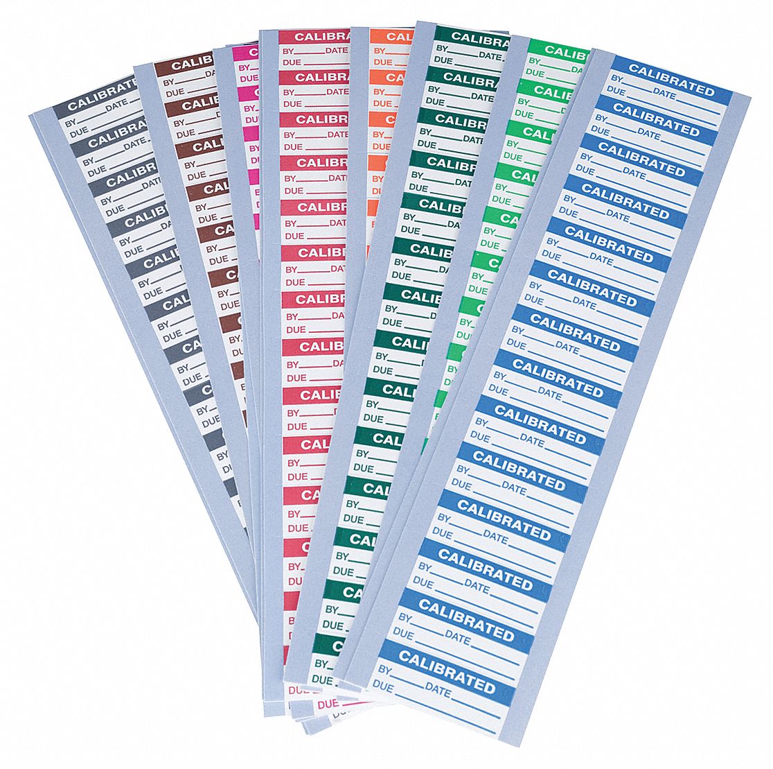 Calibration Label, 1-1/2 In. W, PK 182