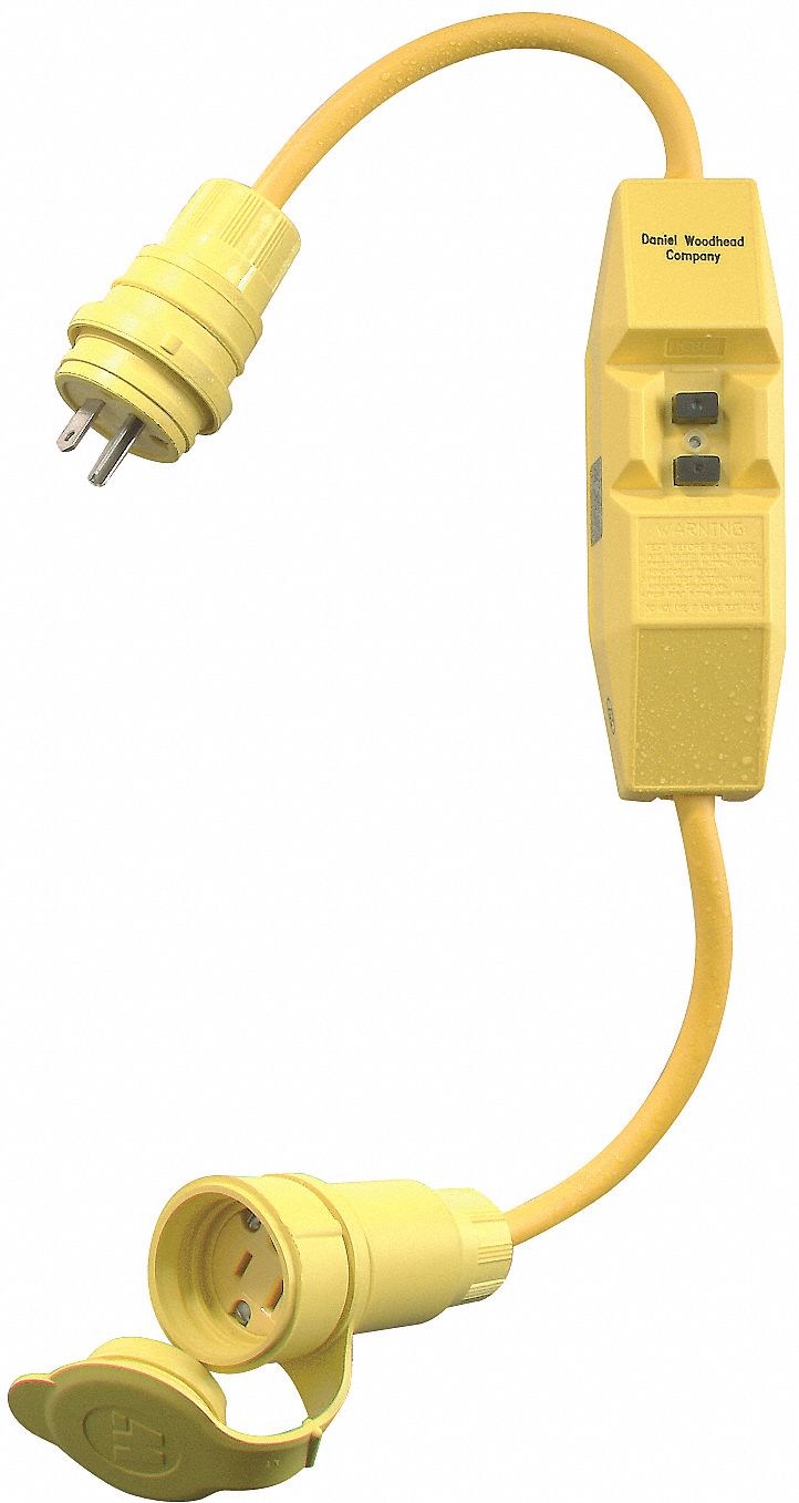 Cord, GFCI, Rainproof, 15A, 115V, 25Ft