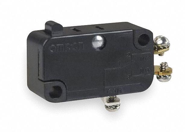 Snap Switch, 10A, SPDT, Pin Plunger