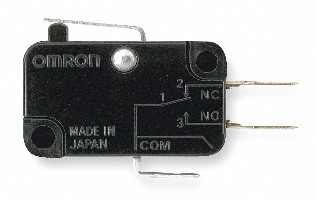 Snap Switch, 10A, SPDT, Short Hinge Lever