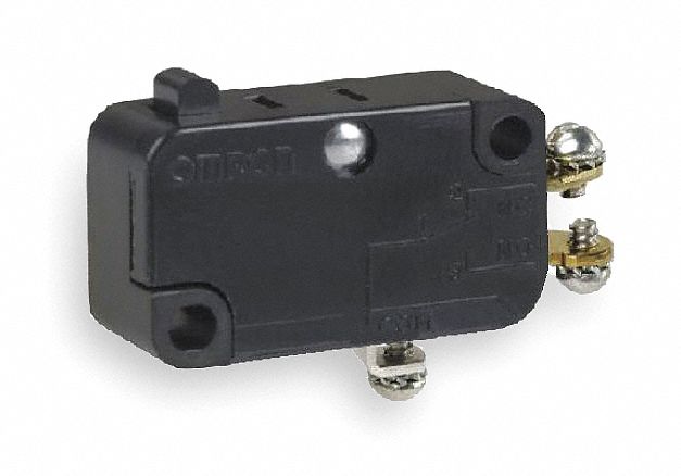 Snap Switch, 15A, SPDT, Pin Plunger