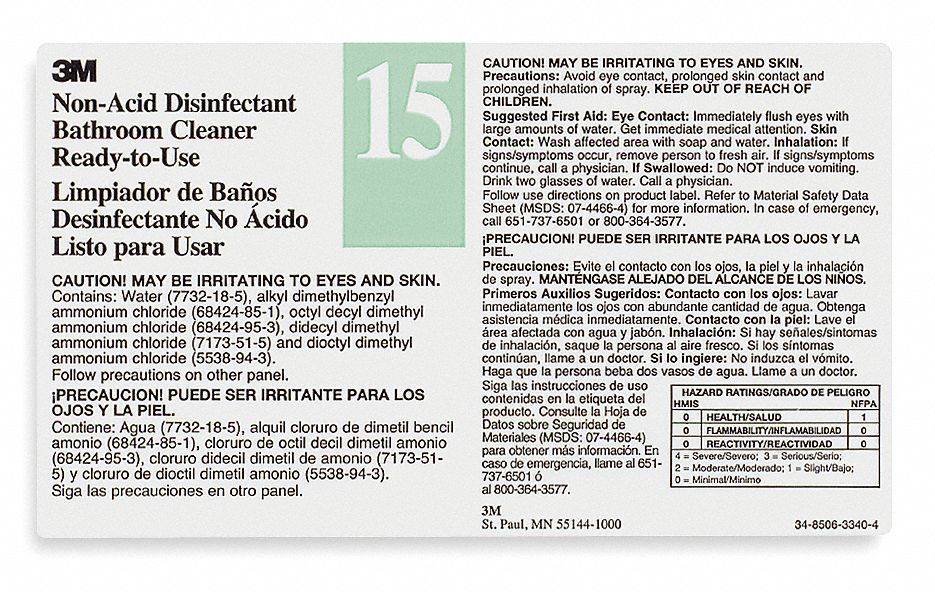 Secondary Label, Black, Green/White, PK 12