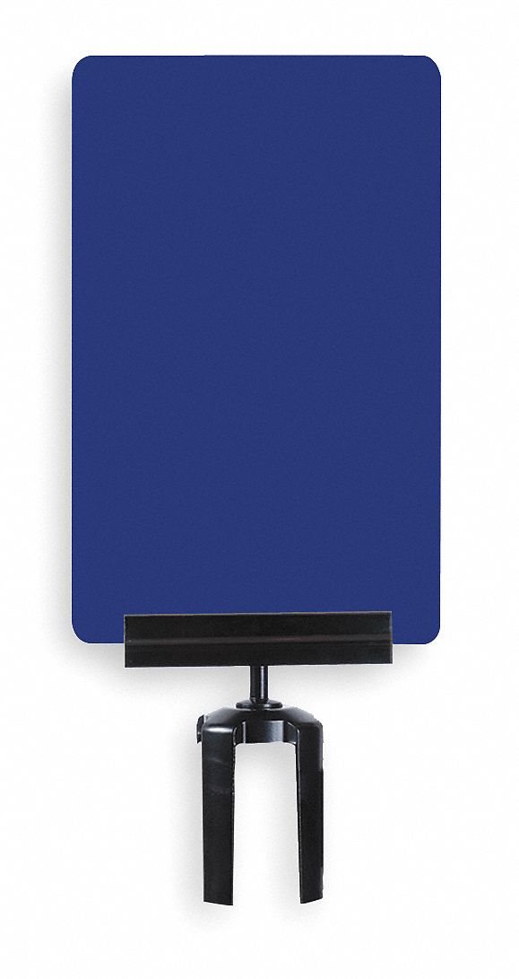 Acrylic Sign, Blue, Please Wait Here