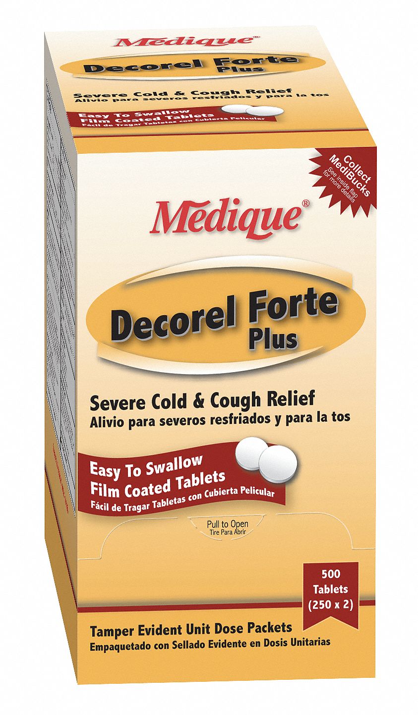 Decorel Forte Plus, Tablets, PK 500