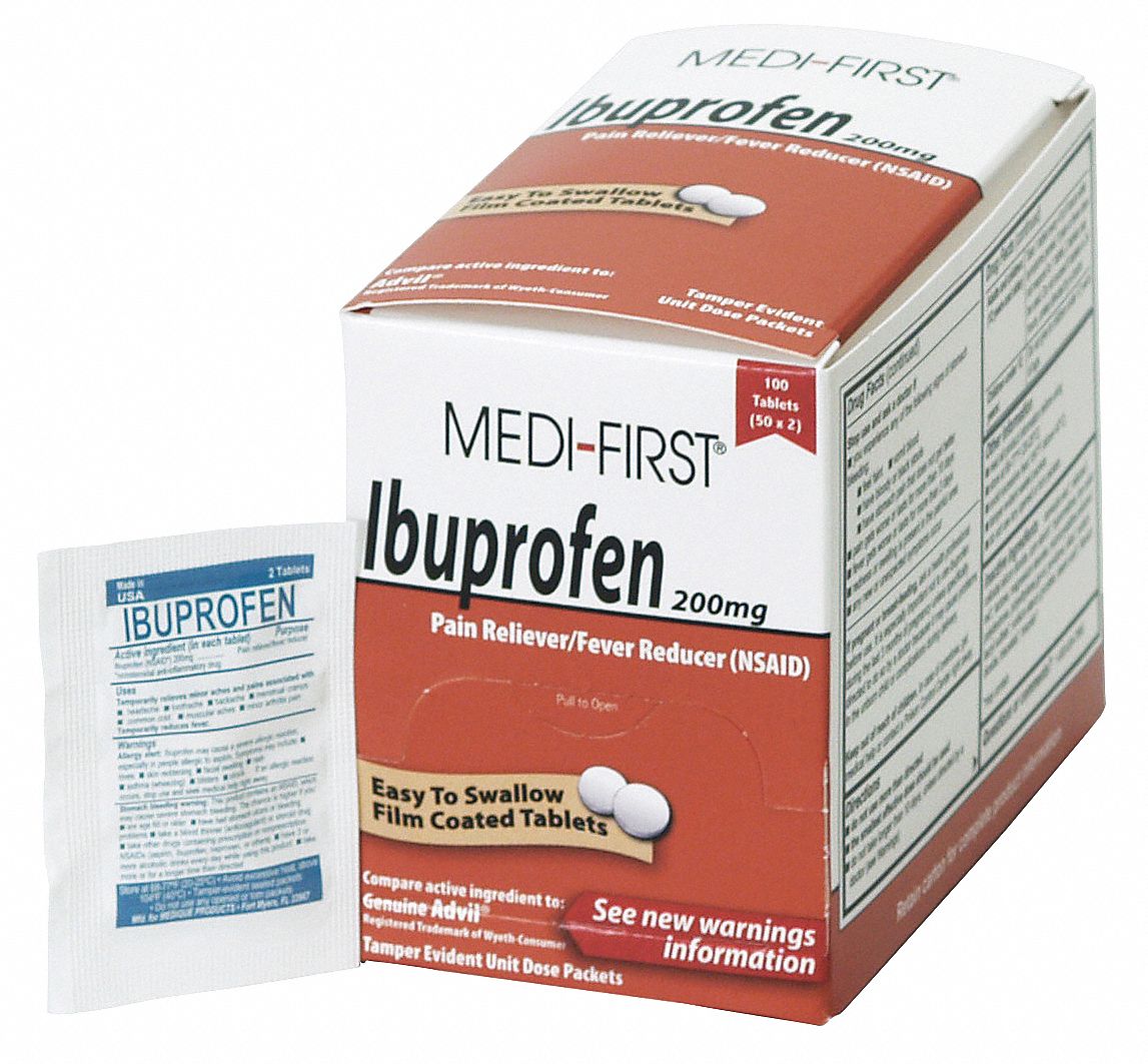 Ibuprofen, 200mg, 50x2s, PK 100