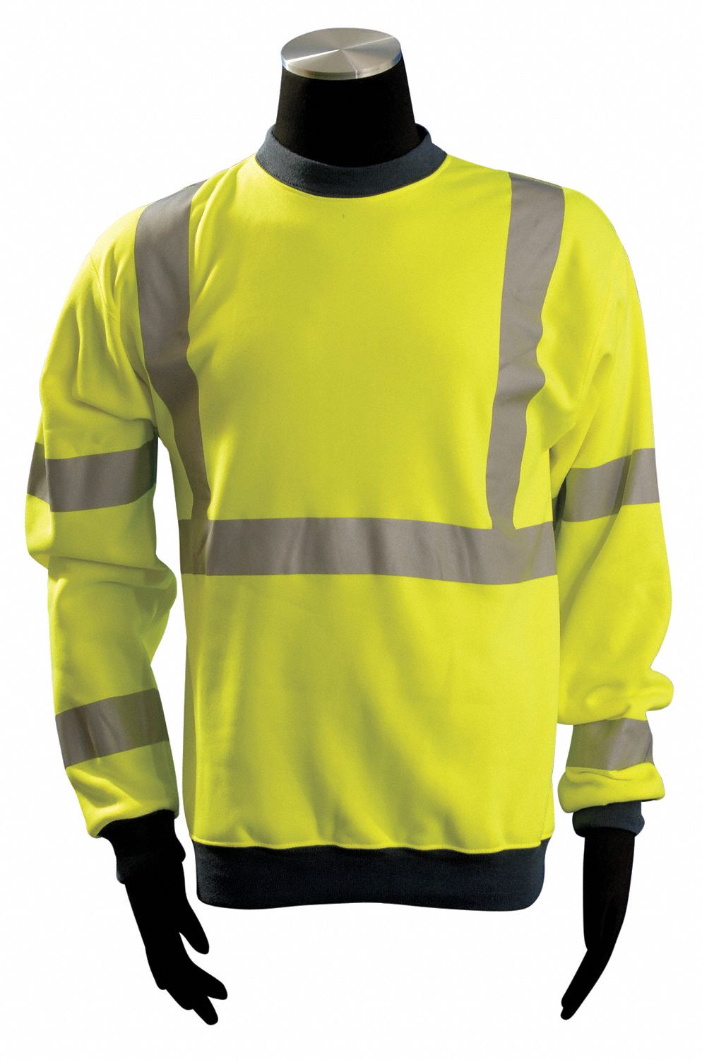 Sweatshirt, 100% Polyester, Yellow, 3XL
