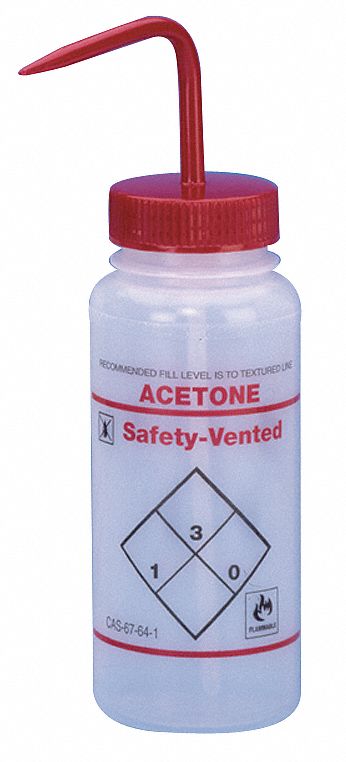 Wash Bottle, 16.90 oz., Polypropylene, PK 3