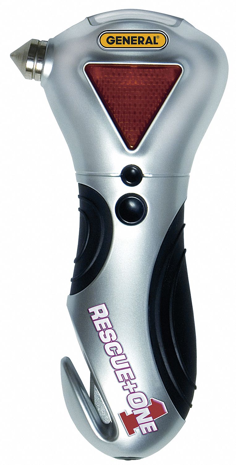 Emergency 4-in-1 Rescue Tool, 1.3 In L