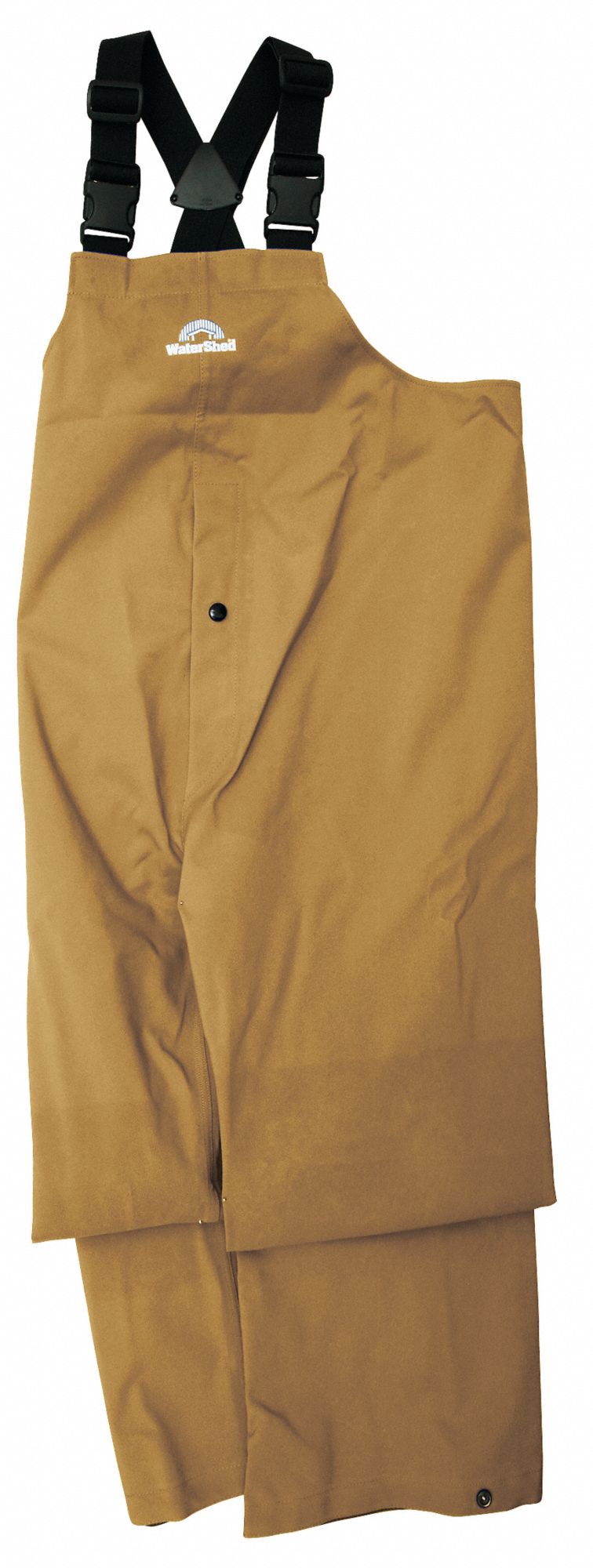 Rain Bib Overall, Brown, S