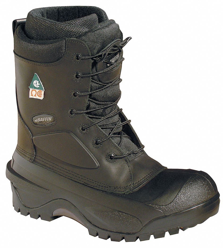 Winter Boots, Mens, 11, Lace, Nonmetal, 1PR