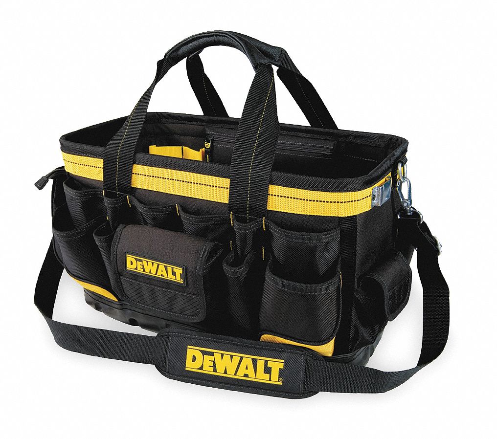 Open-Top Tool Bag, 18 W, 27 Pockets