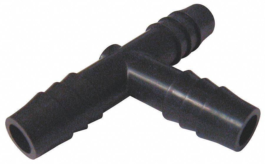 Tee, 1/4 In Barb, PK 5