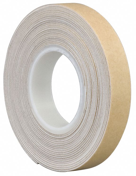 Double Coated Tape, 3/4 In x 5 yd., White