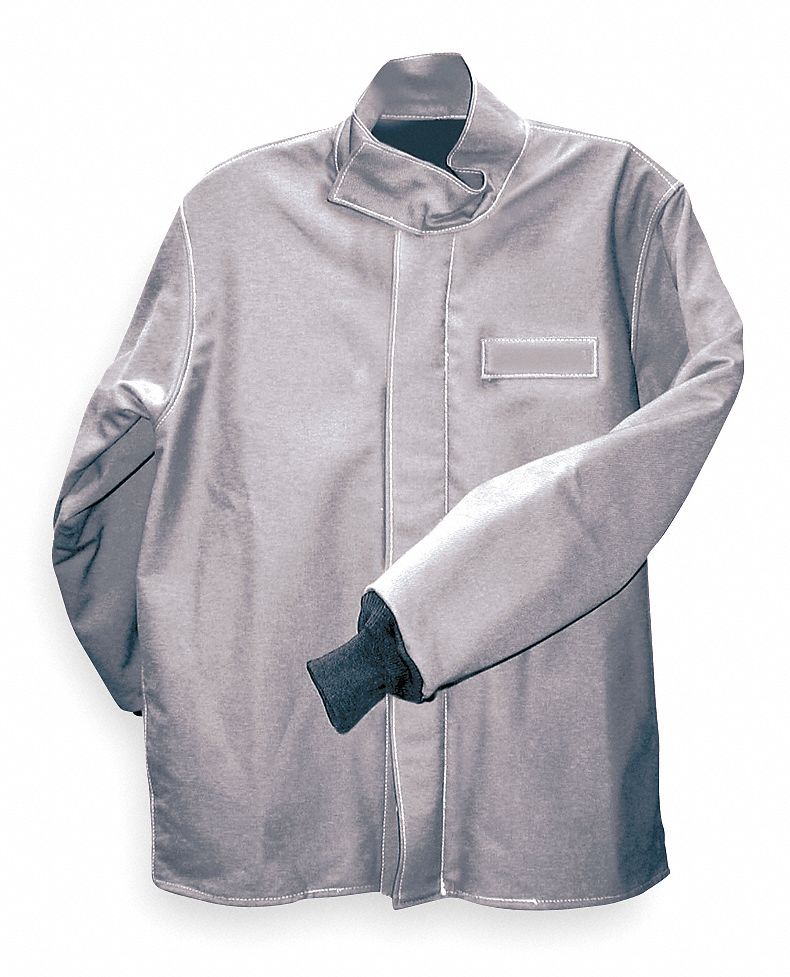 Flame-Resistant Jacket, Gray, M