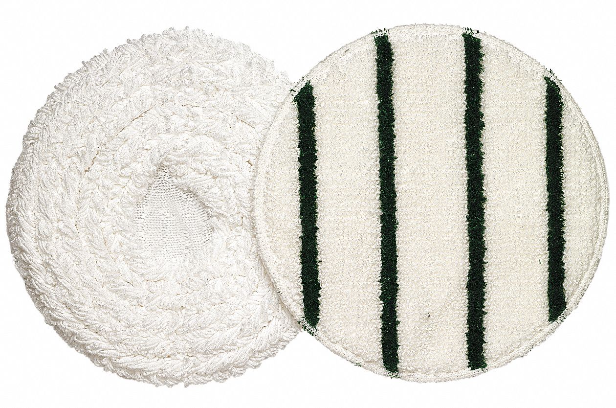 Carpet Bonnet, Scrubing Stripes, 19 In