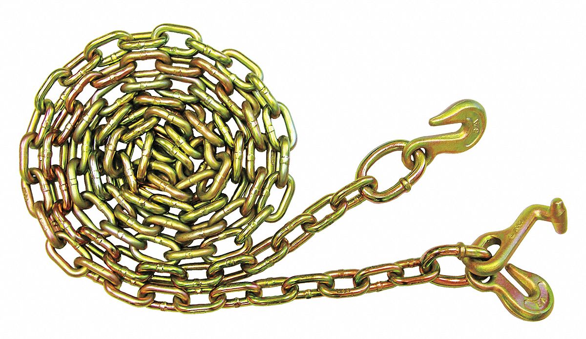 Chain, Grade 70, Size, 10 ft., 4700 lb.